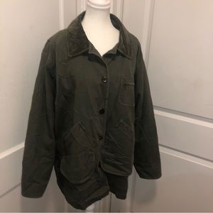 Ll Bean ladies field coat with removable cotton lining size xl